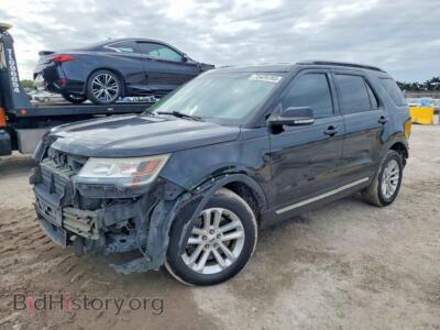 2017 Ford EXPLORER XLT, черный — VIN 1FM5K7D82HGA67366, Copart