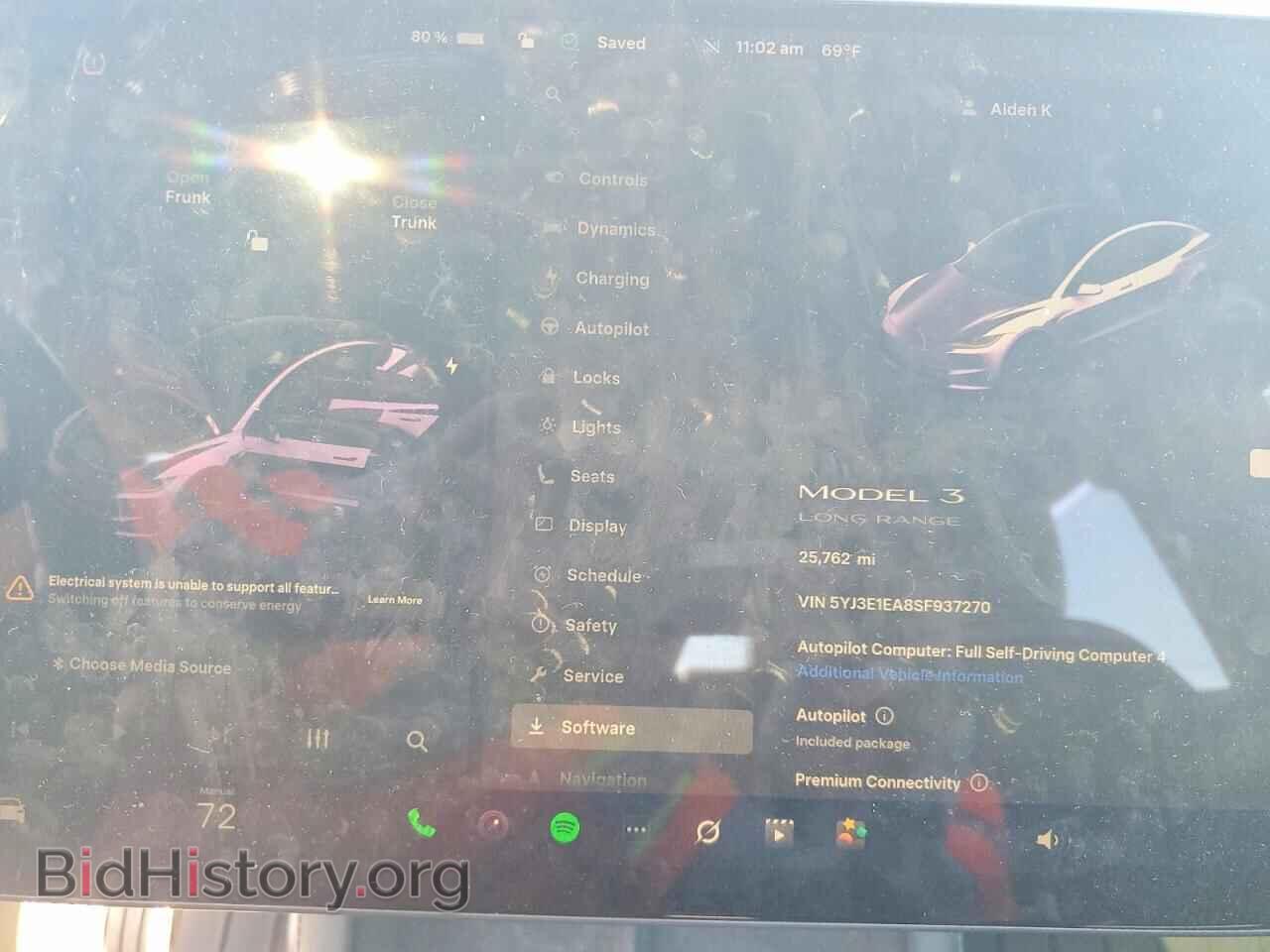 2025 TESLA MODEL 3 - VIN: 5YJ3E1EA8SF937270 - Фото 9
