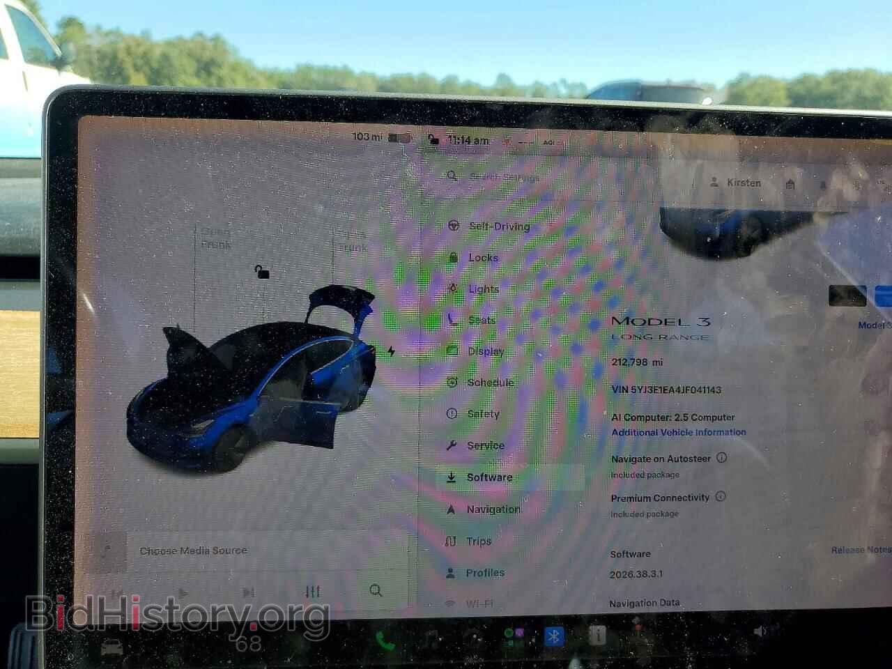 2018 Tesla MODEL 3 (VIN 5YJ3E1EA4JF041143) — photo 9 of 12
