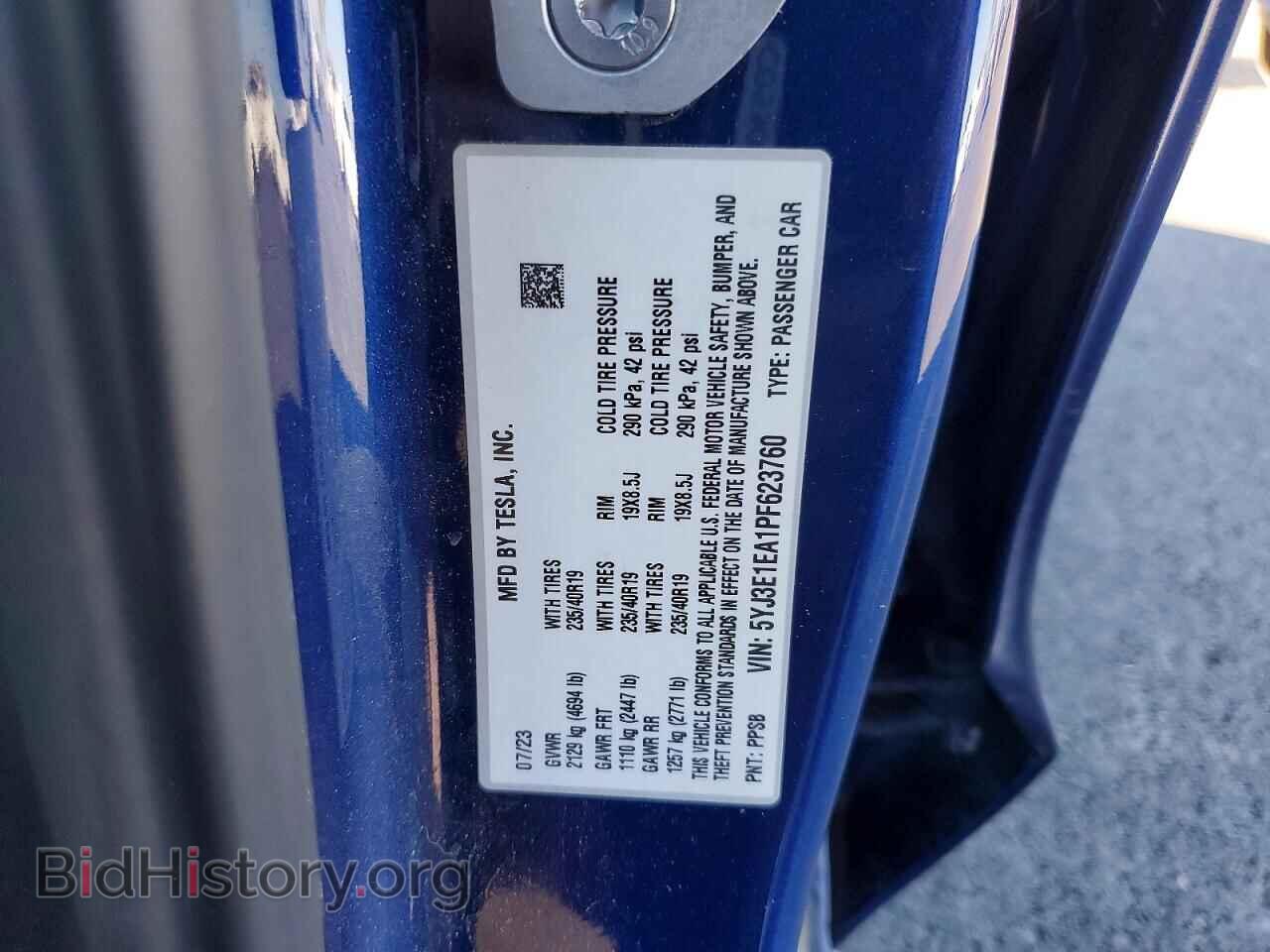 2023 TESLA MODEL 3 - VIN: 5YJ3E1EA1PF623760 - Фото 12