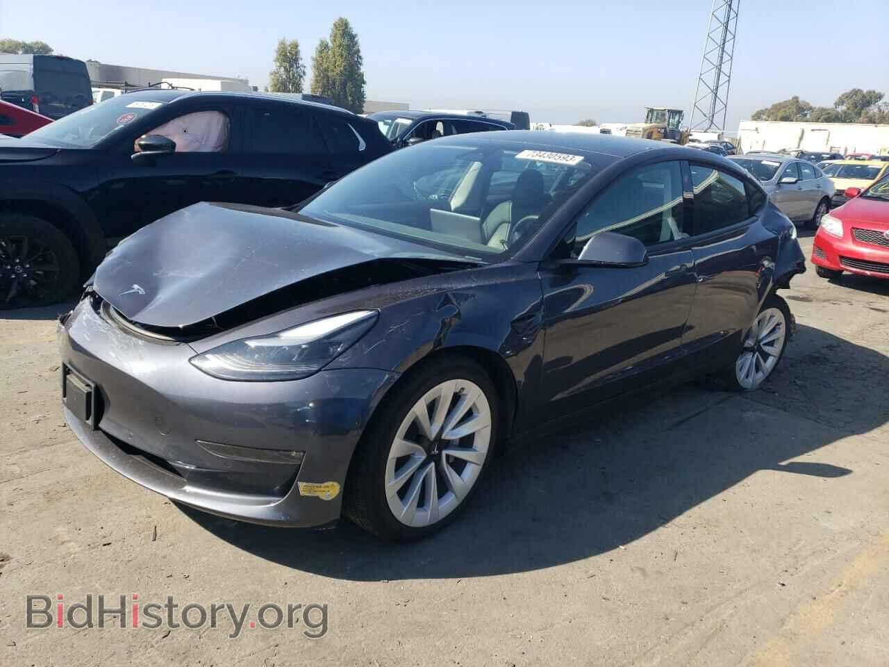 Photo 5YJ3E1EB2NF164695 - TESLA MODEL 3 2022