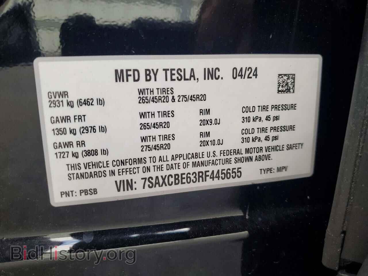 2024 TESLA MODEL X - VIN: 7SAXCBE63RF445655 - Photo 13
