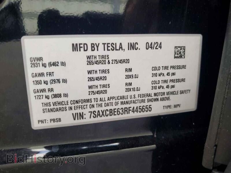 2024 Tesla MODEL X (VIN 7SAXCBE63RF445655) — photo 13 of 13