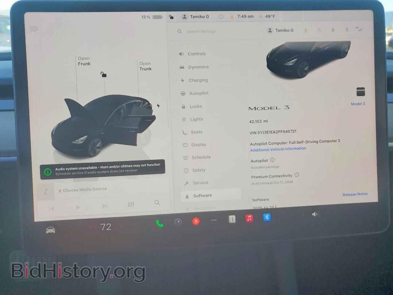 2023 TESLA MODEL 3 - VIN: 5YJ3E1EA2PF645721 - Photo 9