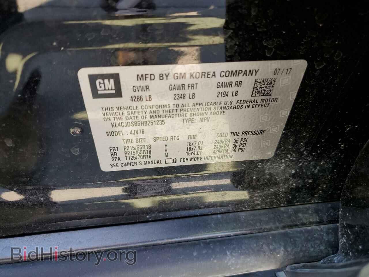 2017 BUICK ENCORE - VIN: KL4CJDSB5HB251235 - Photo 13