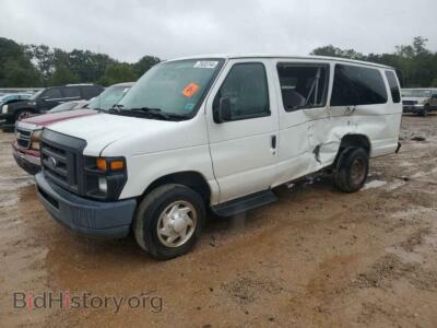 2013 Ford ALL MODELS E350 Super Duty Wagon, white — VIN 1FBSS3BL7DDB29898, Copart