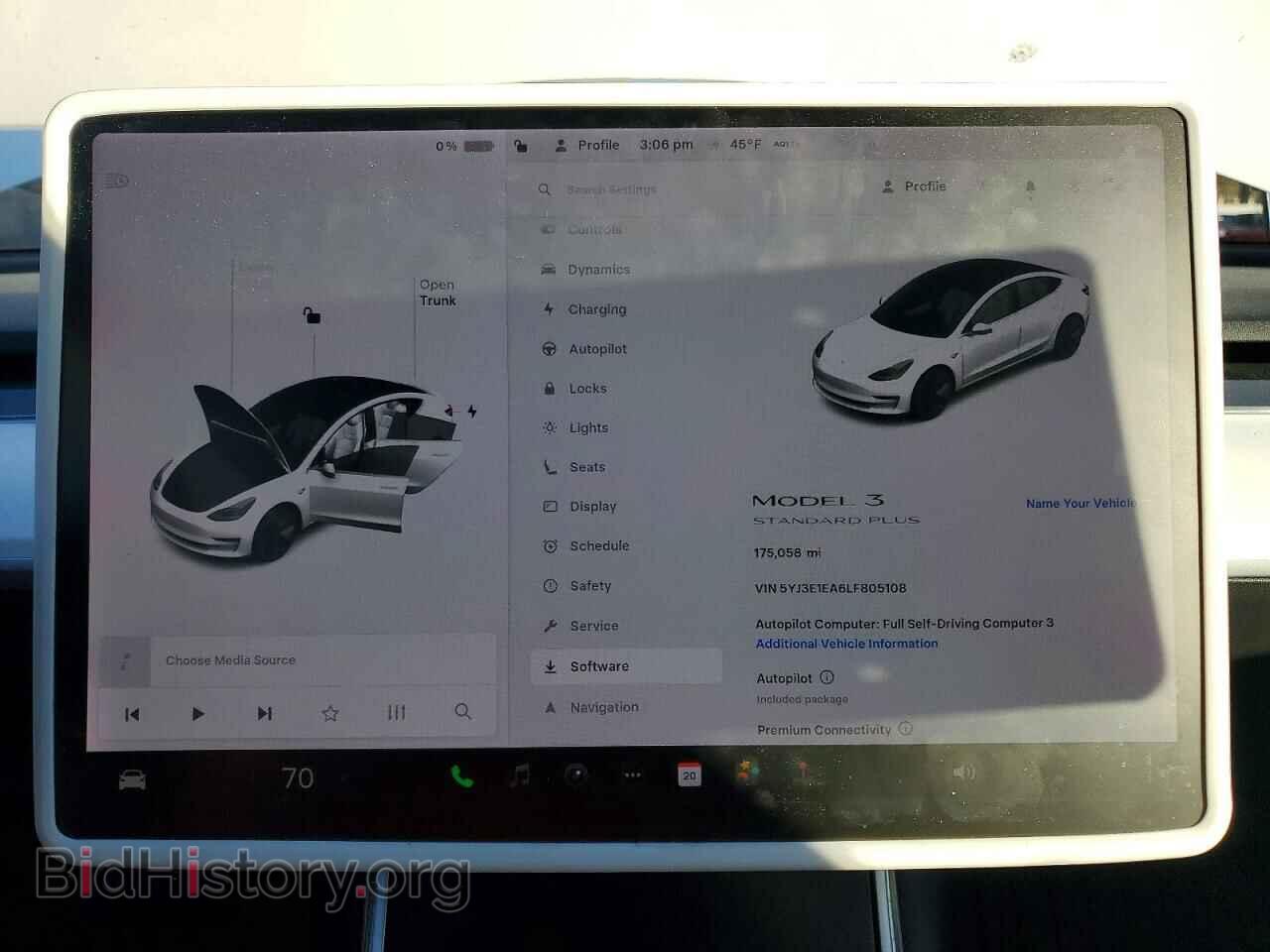2020 TESLA MODEL 3 - VIN: 5YJ3E1EA6LF805108 - Photo 9