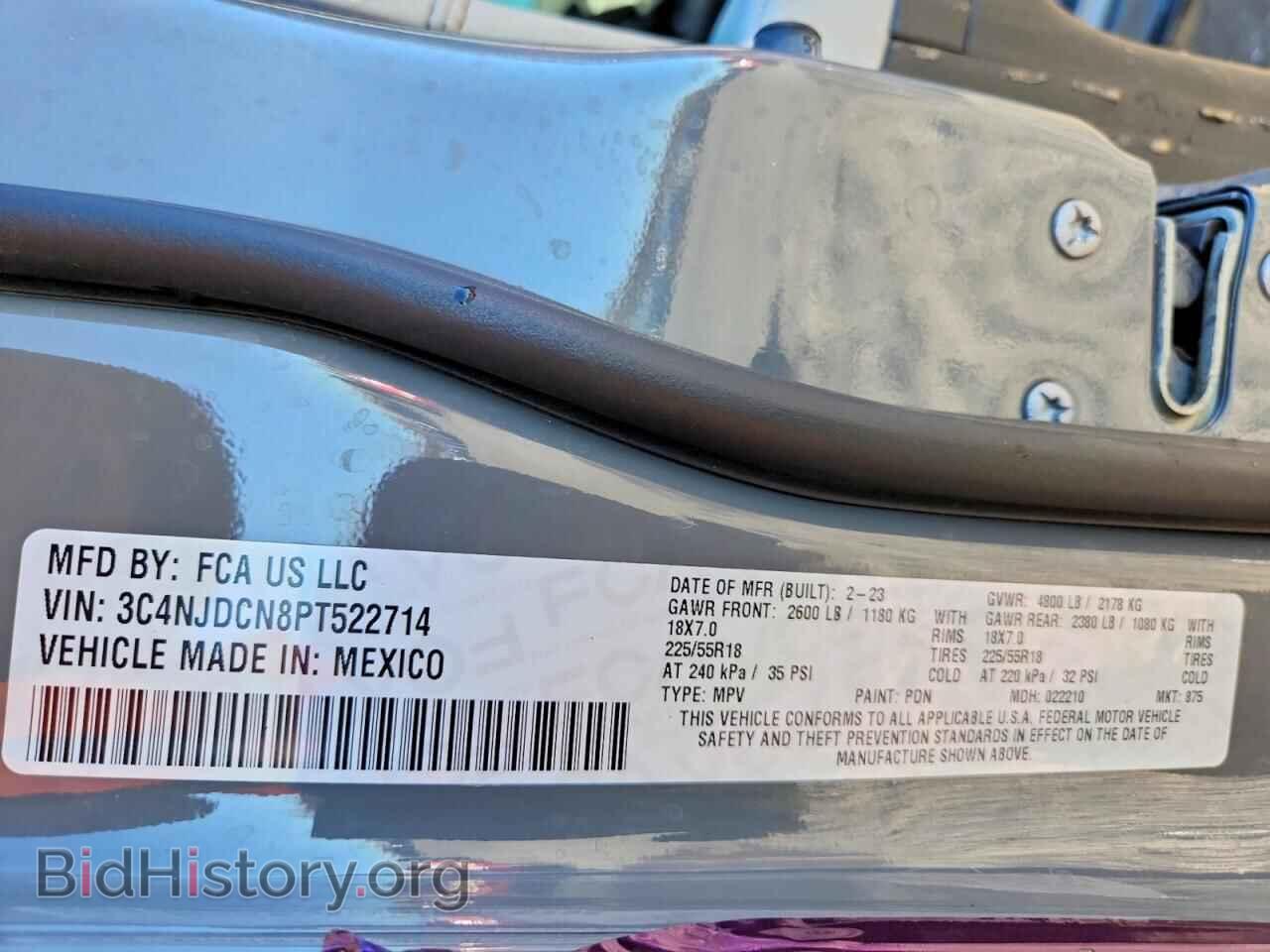2023 JEEP COMPASS - VIN: 3C4NJDCN8PT522714 - Фото 13