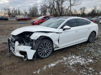 2018 Audi A5 Premium Plus, white — VIN WAUBNCF53JA091515, Copart