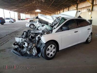 2016 Ford FOCUS S, white — VIN 1FADP3E29GL255799, Copart