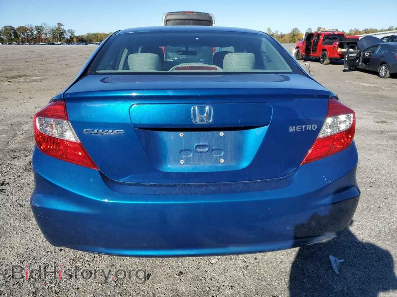 2012 HONDA CIVIC - VIN: 2HGFB2F52CH508328 - Фото 6