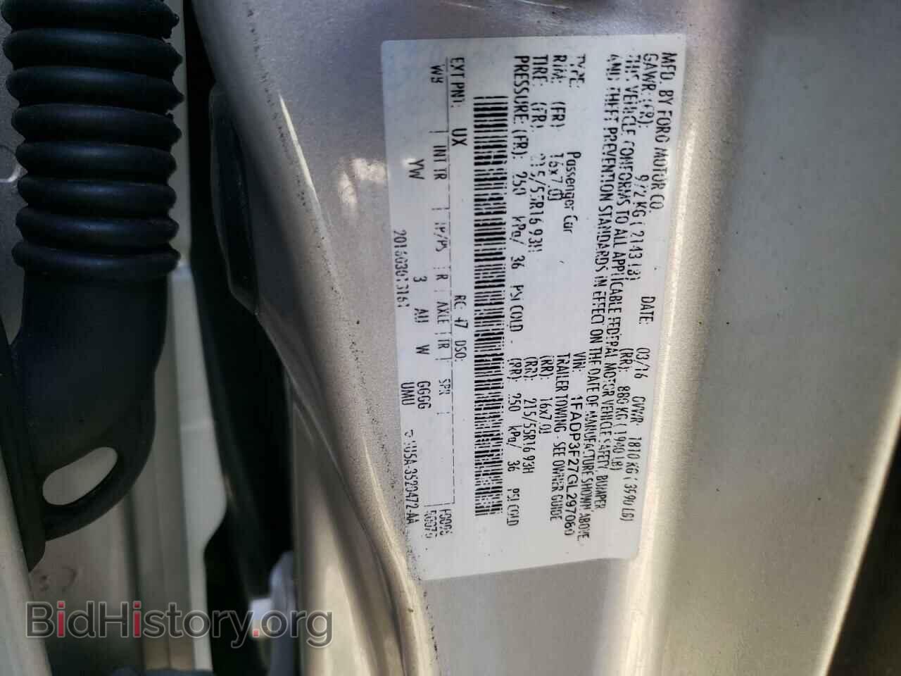 2016 FORD FOCUS - VIN: 1FADP3F27GL297080 - Фото 12