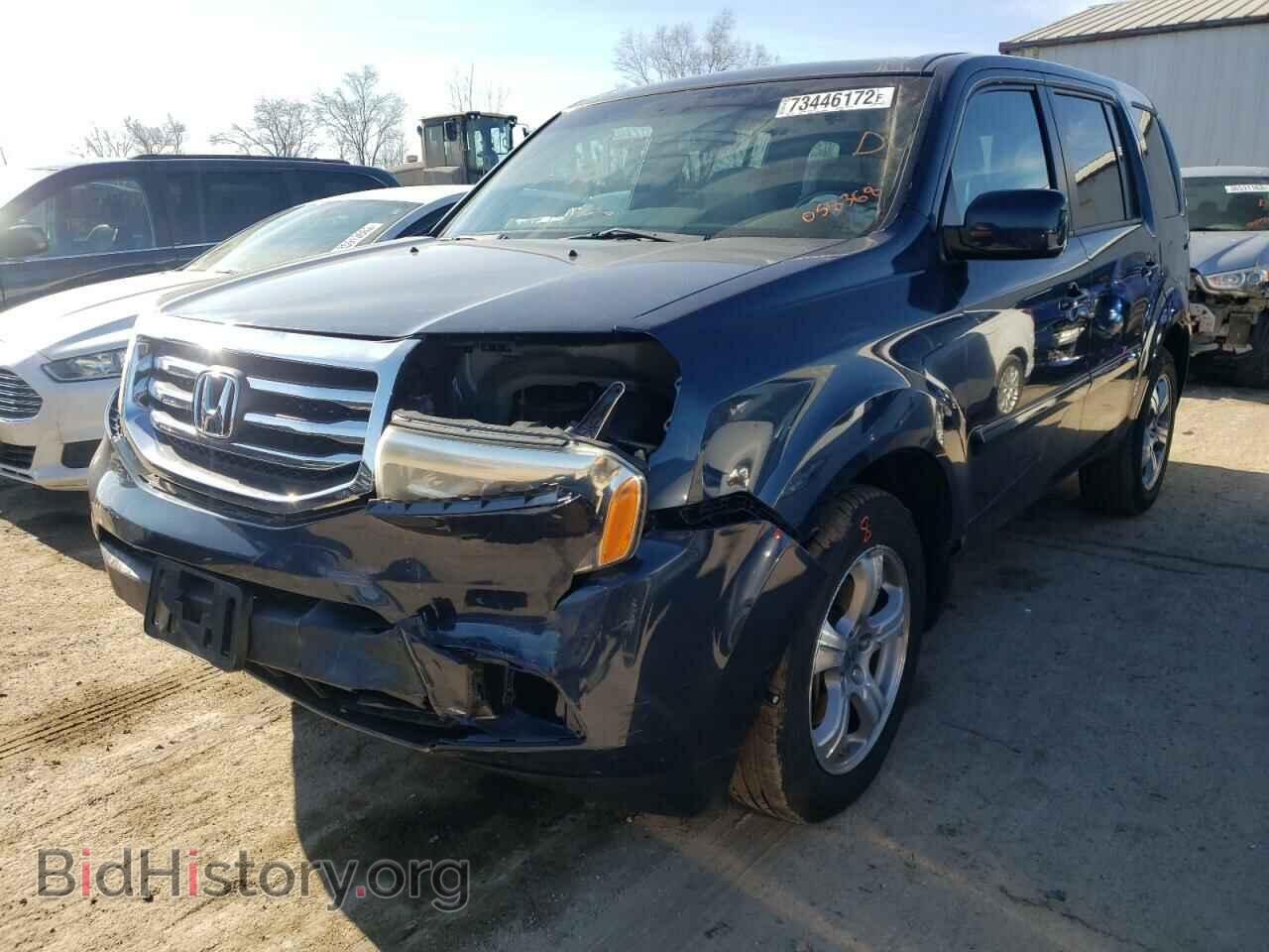 Photo 5FNYF4H56CB058368 - HONDA PILOT 2012