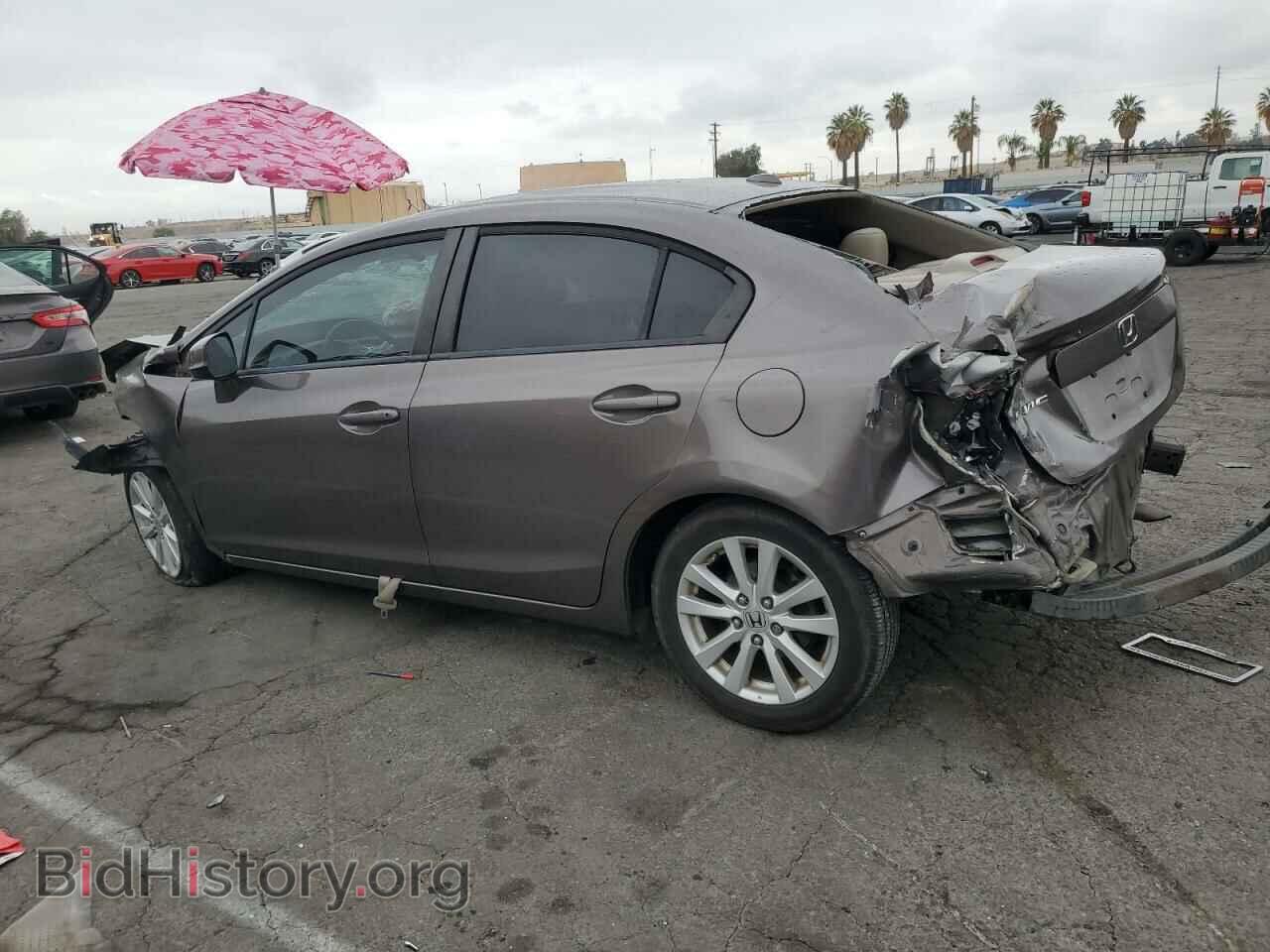 2012 HONDA CIVIC - VIN: 2HGFB2F94CH519351 - Фото 2