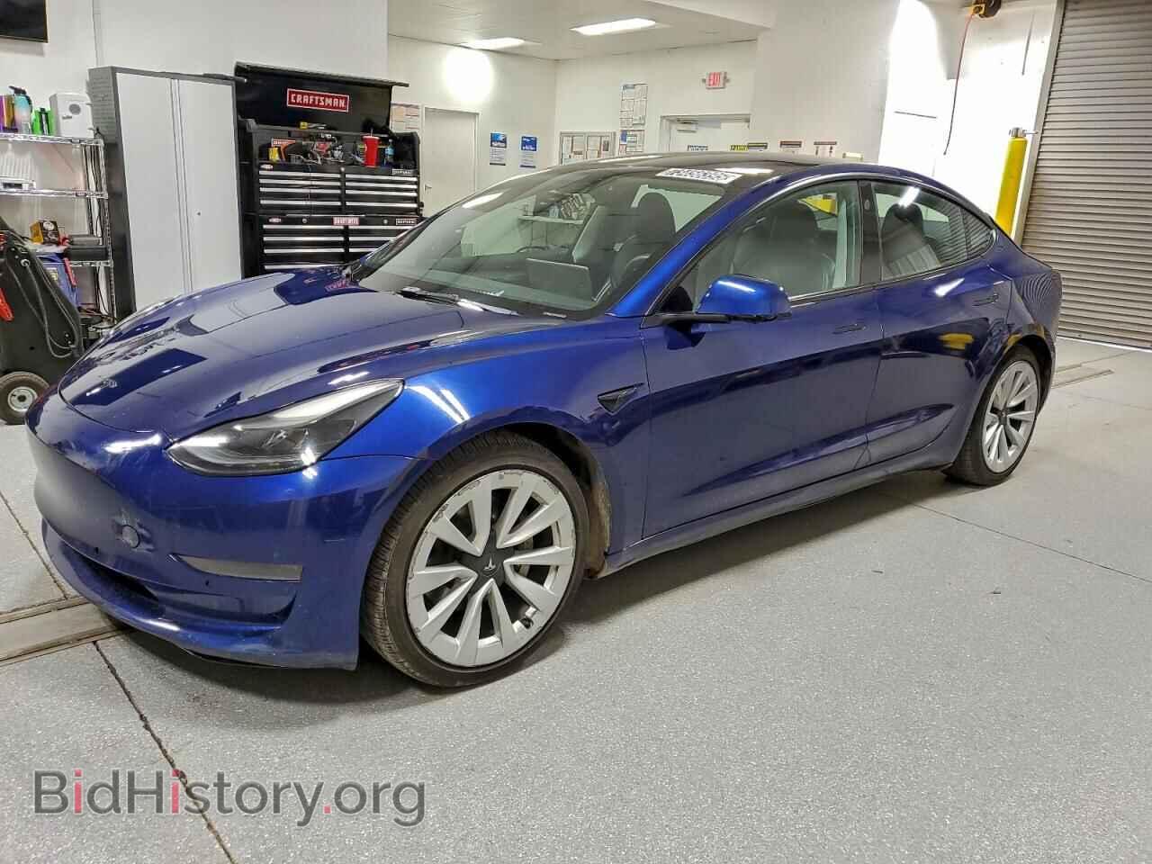 Photo 5YJ3E1EA9NF371575 - TESLA MODEL 3 2022