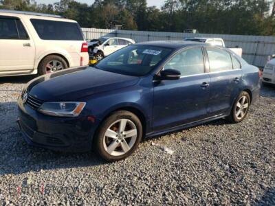 2014 Volkswagen JETTA TDI, синий — VIN 3VWLL7AJ7EM281672, Copart