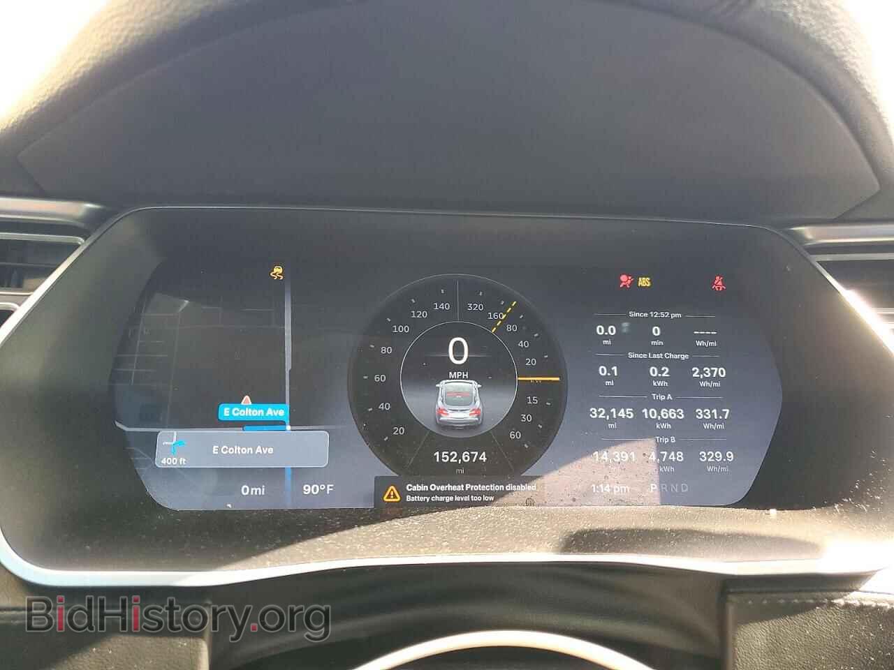 2014 TESLA MODEL S - VIN: 5YJSA1H10EFP43713 - Photo 9