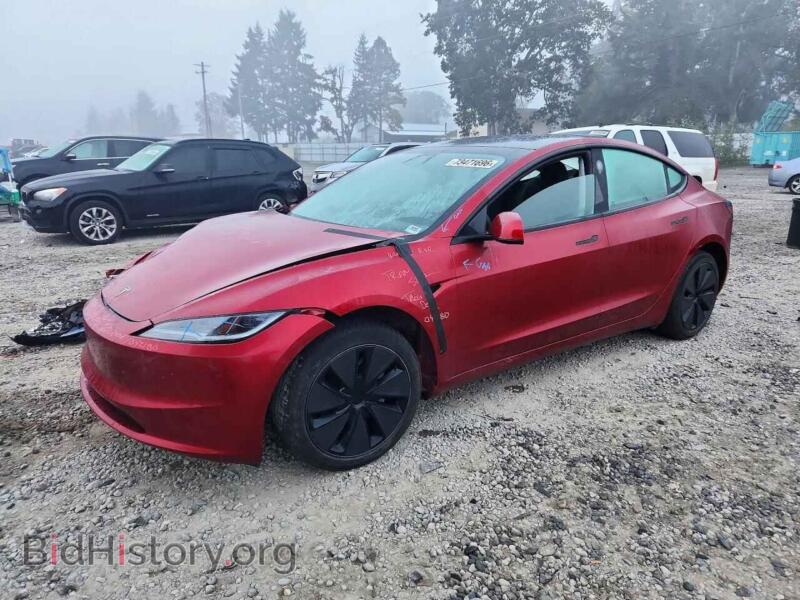 2025 Tesla MODEL 3 (VIN 5YJ3E1EA2SF042180) — photo 1 of 14, Copart, damage: front end