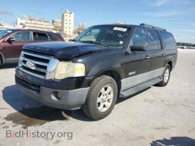 2007 Ford EXPEDITION EL XLT, черный — VIN 1FMFK15527LA78766, Copart