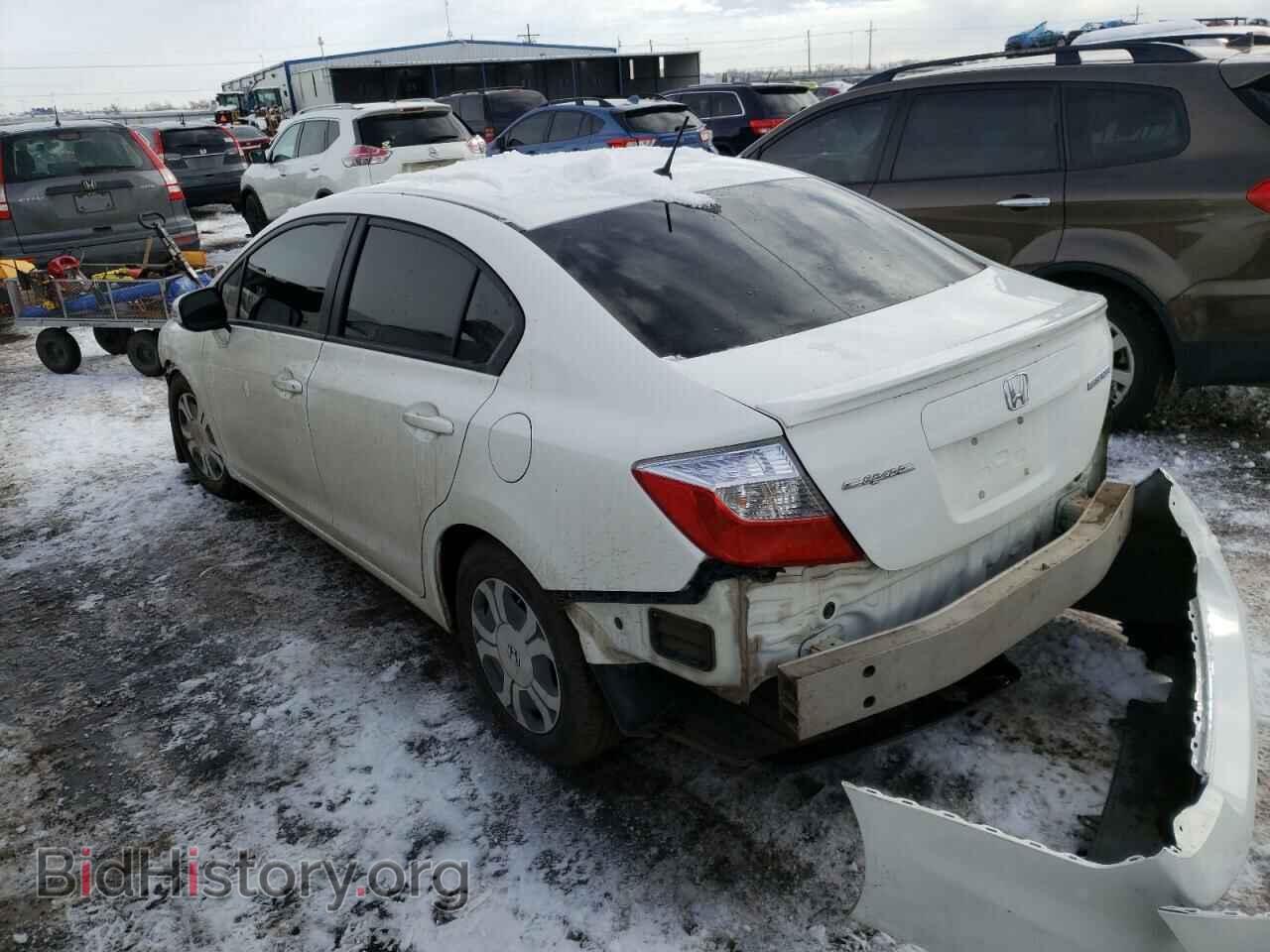 2012 HONDA CIVIC - VIN: JHMFB4F32CS008637 - Фото 2