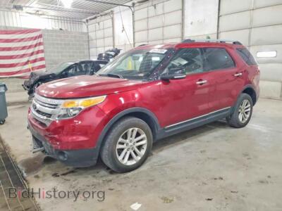 2015 Ford EXPLORER, красный — VIN 1FM5K8D89FGB79519, Copart