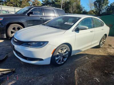 2015 Chrysler 200 S, белый — VIN 1C3CCCDG6FN636645, Copart