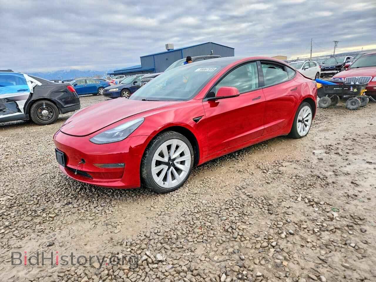 Photo 5YJ3E1EB3MF044547 - TESLA MODEL 3 2021