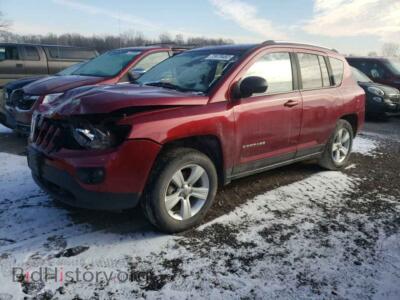 2015 Jeep COMPASS Compass SP, красный — VIN 1C4NJDBB0FD135117, Copart