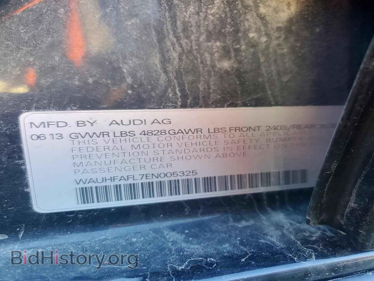 2014 AUDI A4 - VIN: WAUHFAFL7EN005325 - Фото 12