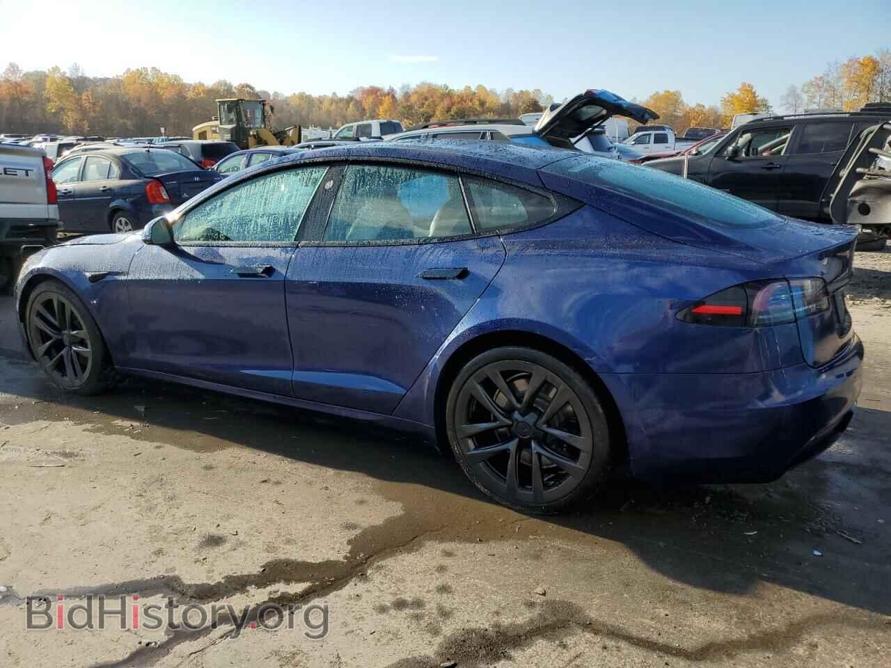 2022 TESLA MODEL S - VIN: 5YJSA1E53NF490166 - Фото 2