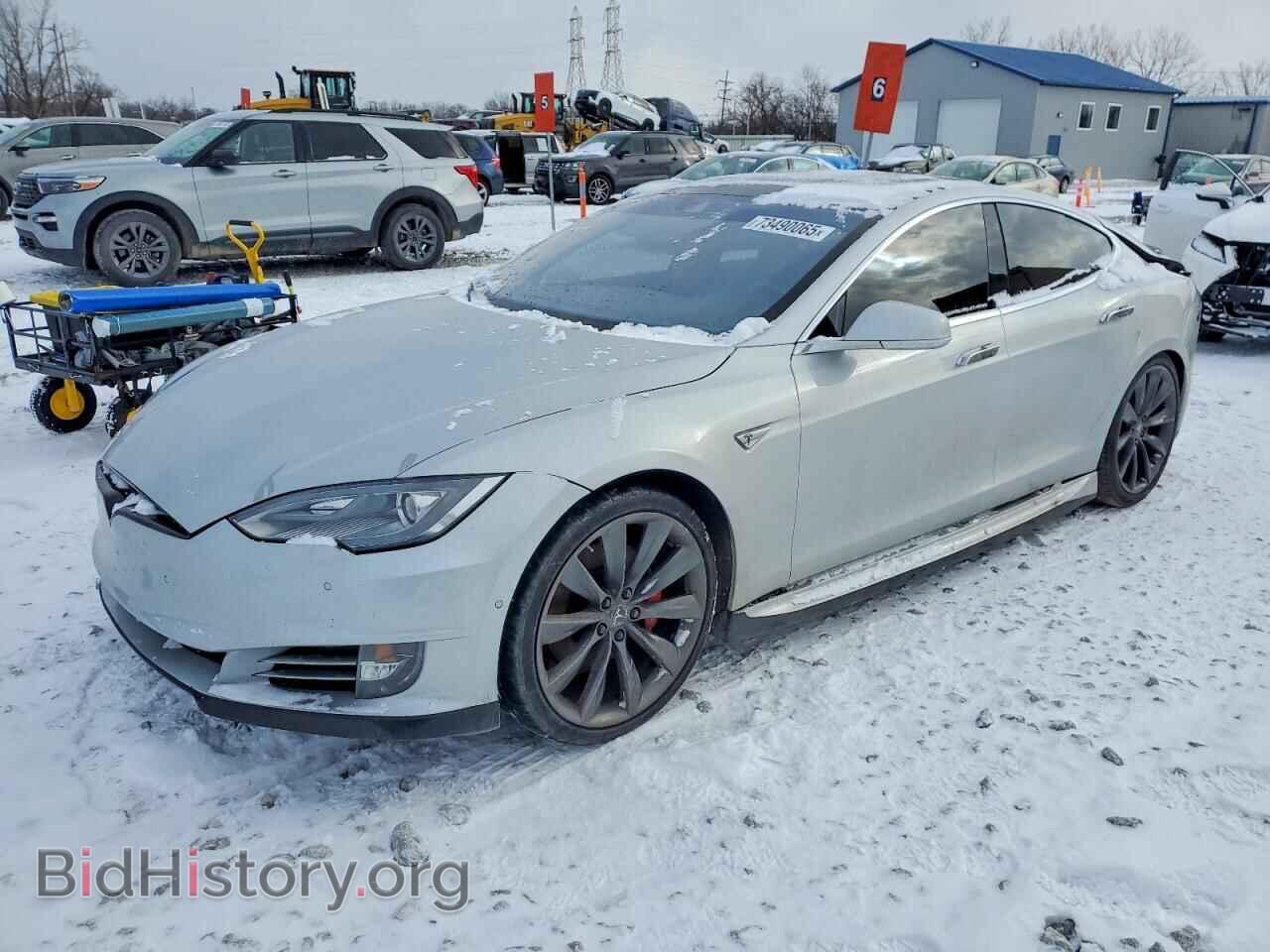 Фотография 5YJSA1H19EFP52877 - TESLA MODEL S 2014