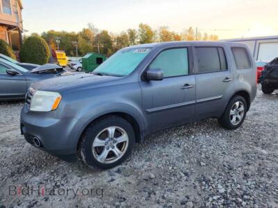 2013 Honda PILOT EXL, gray — VIN 5FNYF4H56DB050255, Copart
