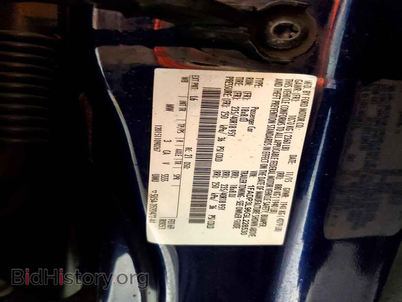 2016 FORD FOCUS - VIN: 1FADP3L96GL228530 - Фото 14