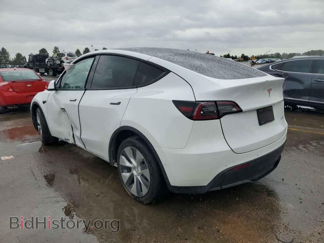 2022 TESLA MODEL Y - VIN: 7SAYGDEEXNF400511 - Фото 2
