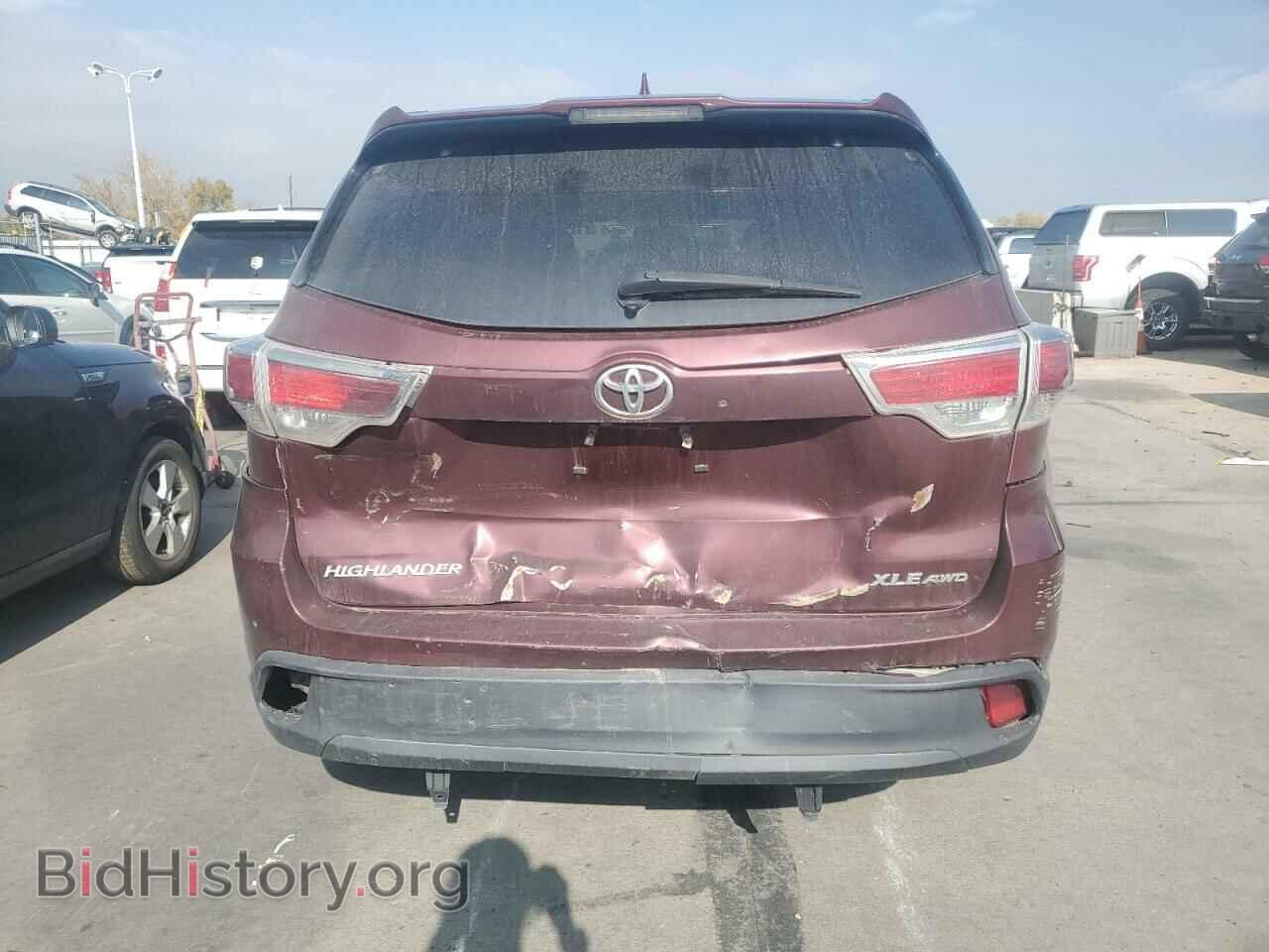 2014 TOYOTA HIGHLANDER - VIN: 5TDJKRFH2ES009934 - Фото 6