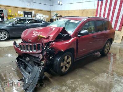 2015 Jeep COMPASS Compass SP, красный — VIN 1C4NJDBB5FD340836, Copart