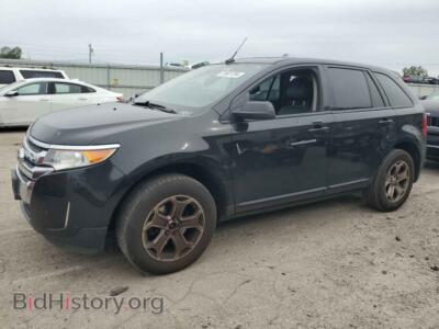 2014 Ford EDGE SEL, black — VIN 2FMDK4JC7EBA98229, Copart