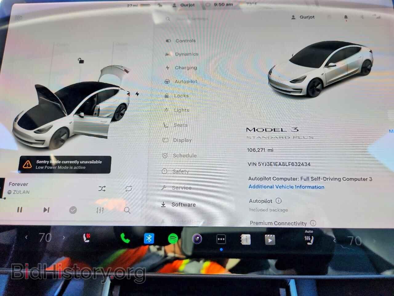 2020 TESLA MODEL 3 - VIN: 5YJ3E1EA8LF632434 - Photo 9