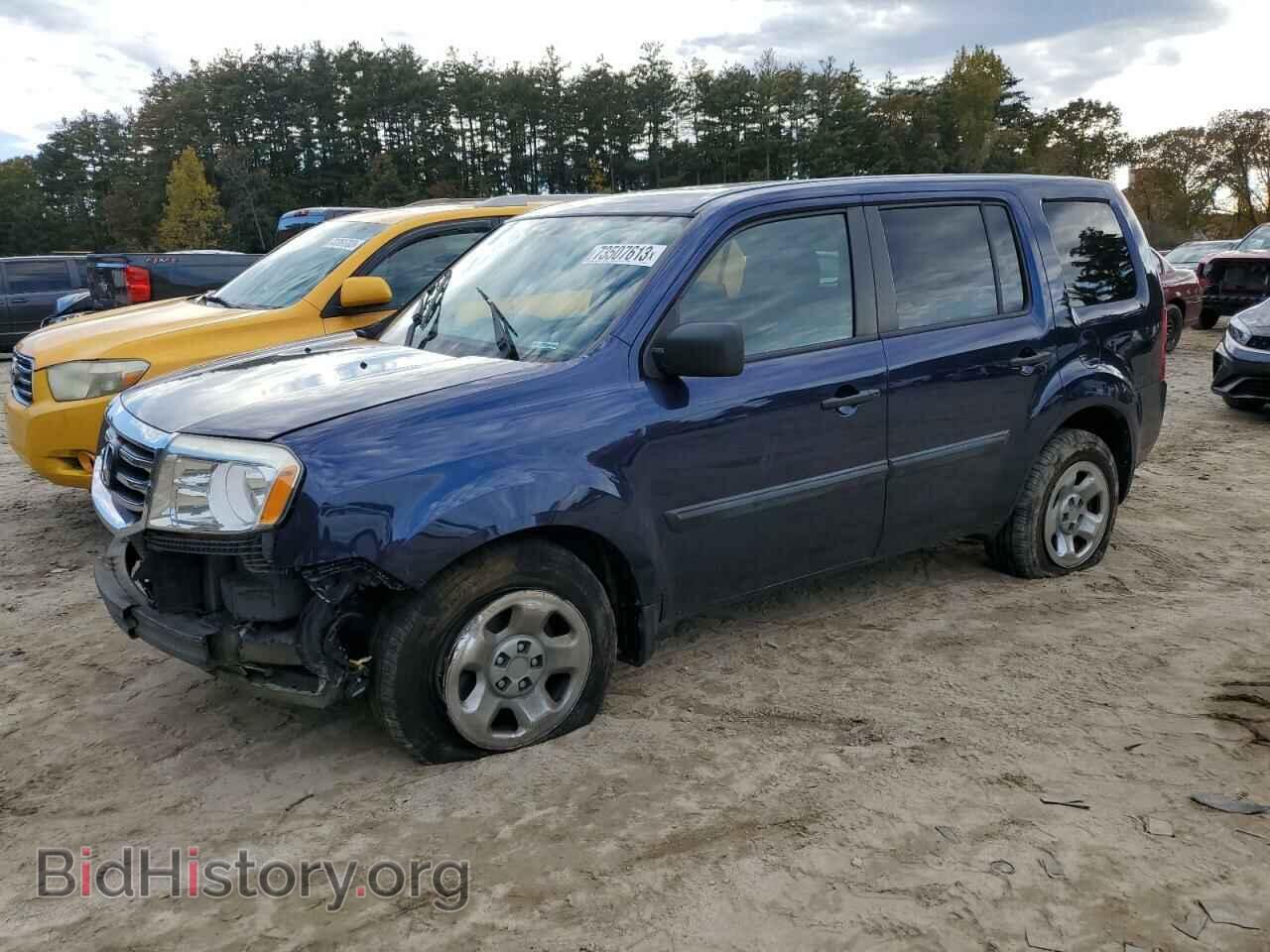 Фотография 5FNYF4H26DB033557 - HONDA PILOT 2013
