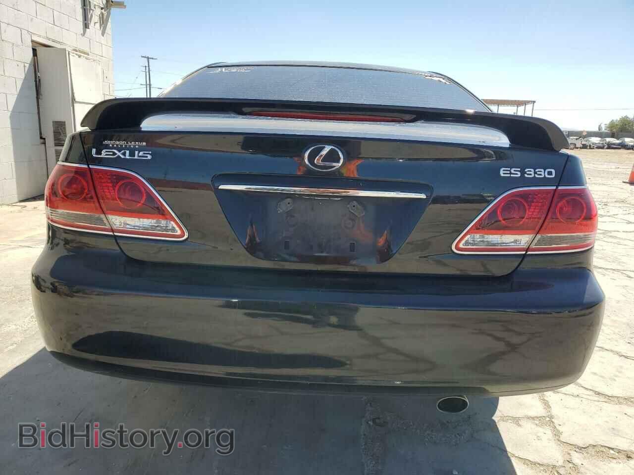 2006 LEXUS ES330 - VIN: JTHBA30G965145391 - Фото 6
