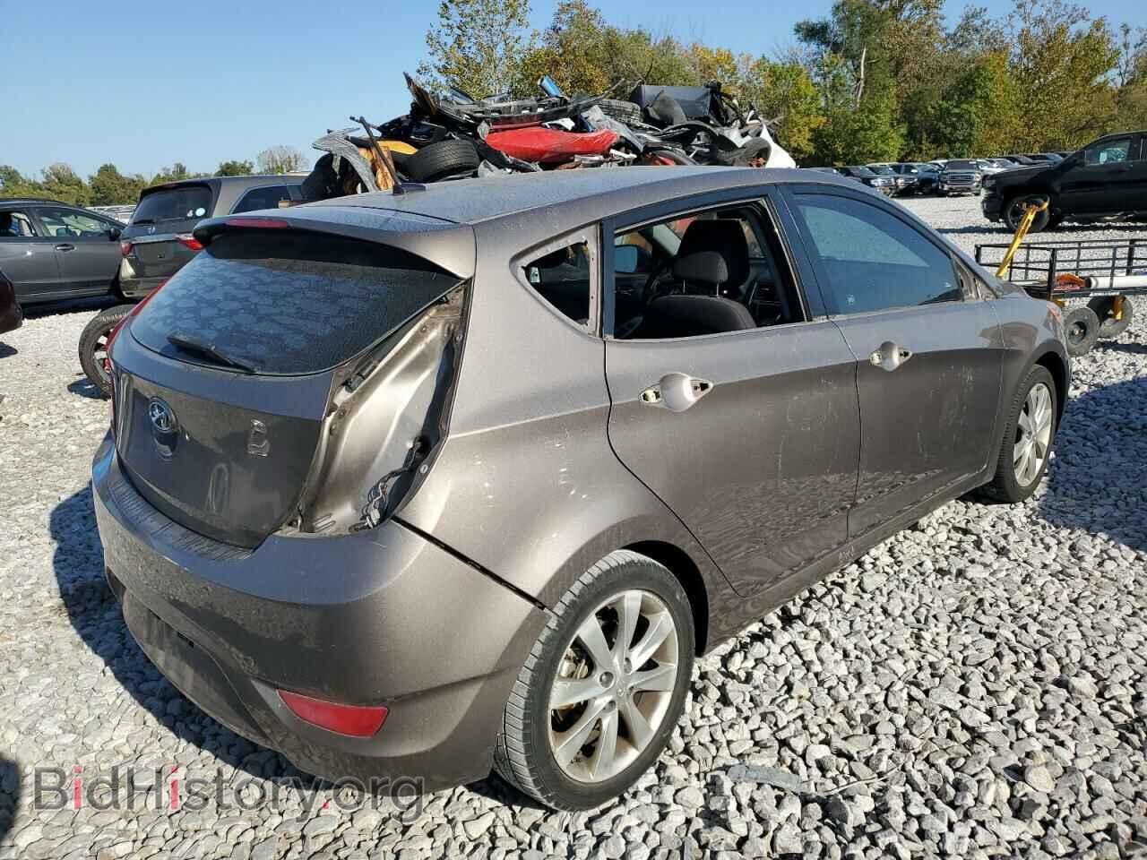 2012 HYUNDAI ACCENT - VIN: KMHCU5AE1CU007332 - Фото 3