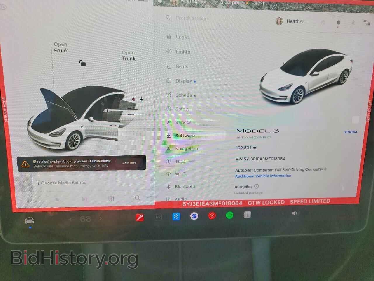 2021 TESLA MODEL 3 - VIN: 5YJ3E1EA3MF018084 - Photo 9