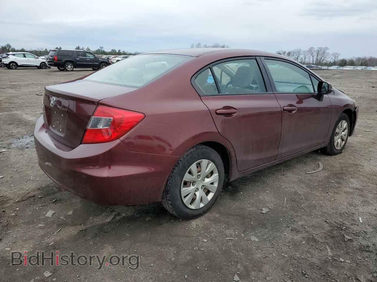 2012 HONDA CIVIC - VIN: 19XFB2F54CE374268 - Фото 3