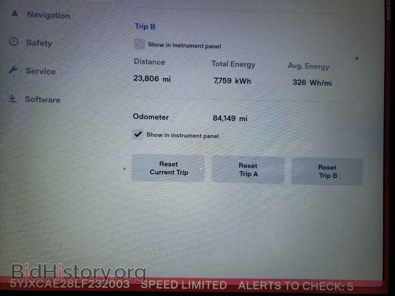 2020 TESLA MODEL X - VIN: 5YJXCAE28LF232003 - Фото 9
