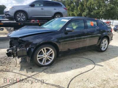 2013 Dodge AVENGER SXT, черный — VIN 1C3CDZCB7DN552739, Copart