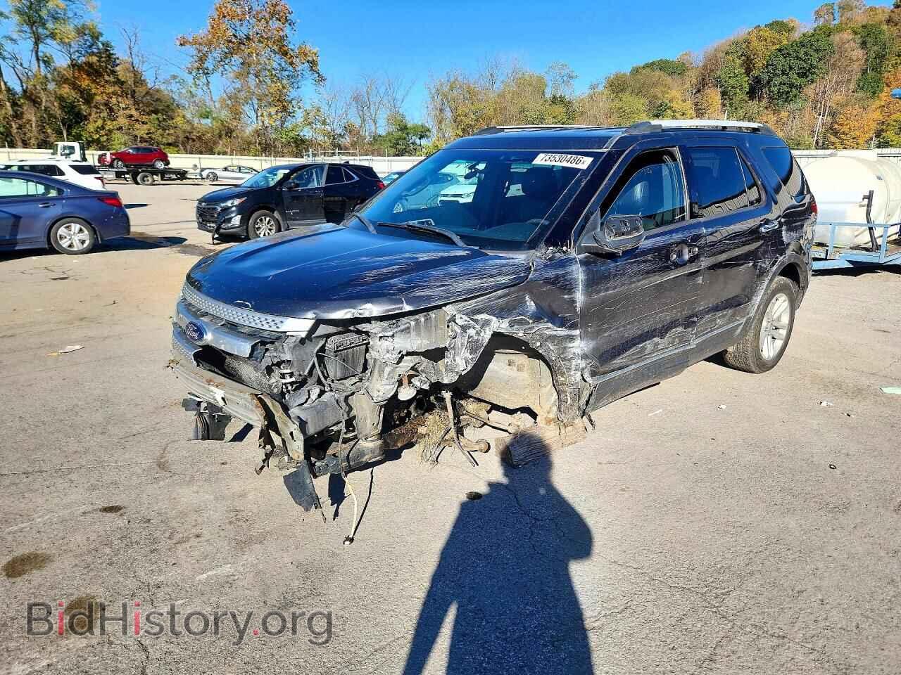 2015 Ford EXPLORER XLT (VIN 1FM5K8D87FGA92377) — photo 1 of 15, Copart, damage: front end