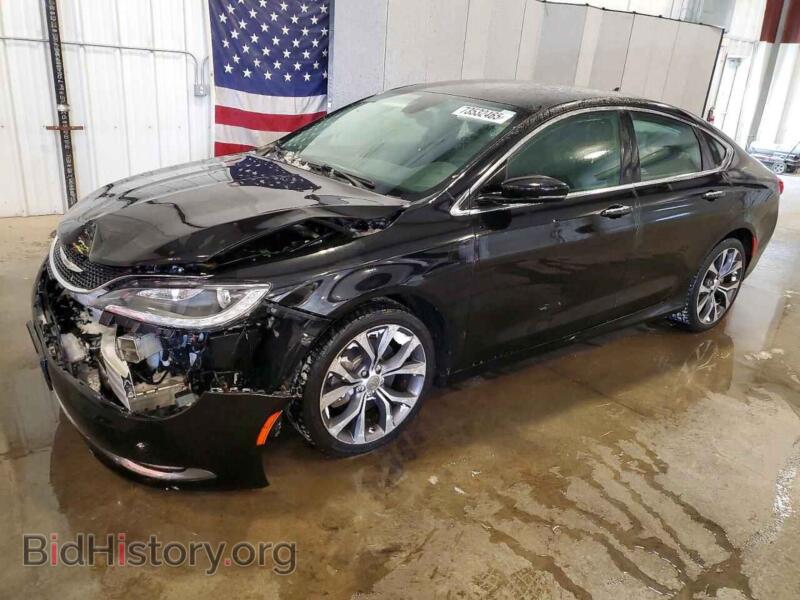 2015 Chrysler 200 C (VIN 1C3CCCEG9FN678581) — photo 1 of 12, Copart, damage: front end