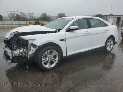 2014 Ford TAURUS SEL, белый — VIN 1FAHP2E81EG120984, Copart