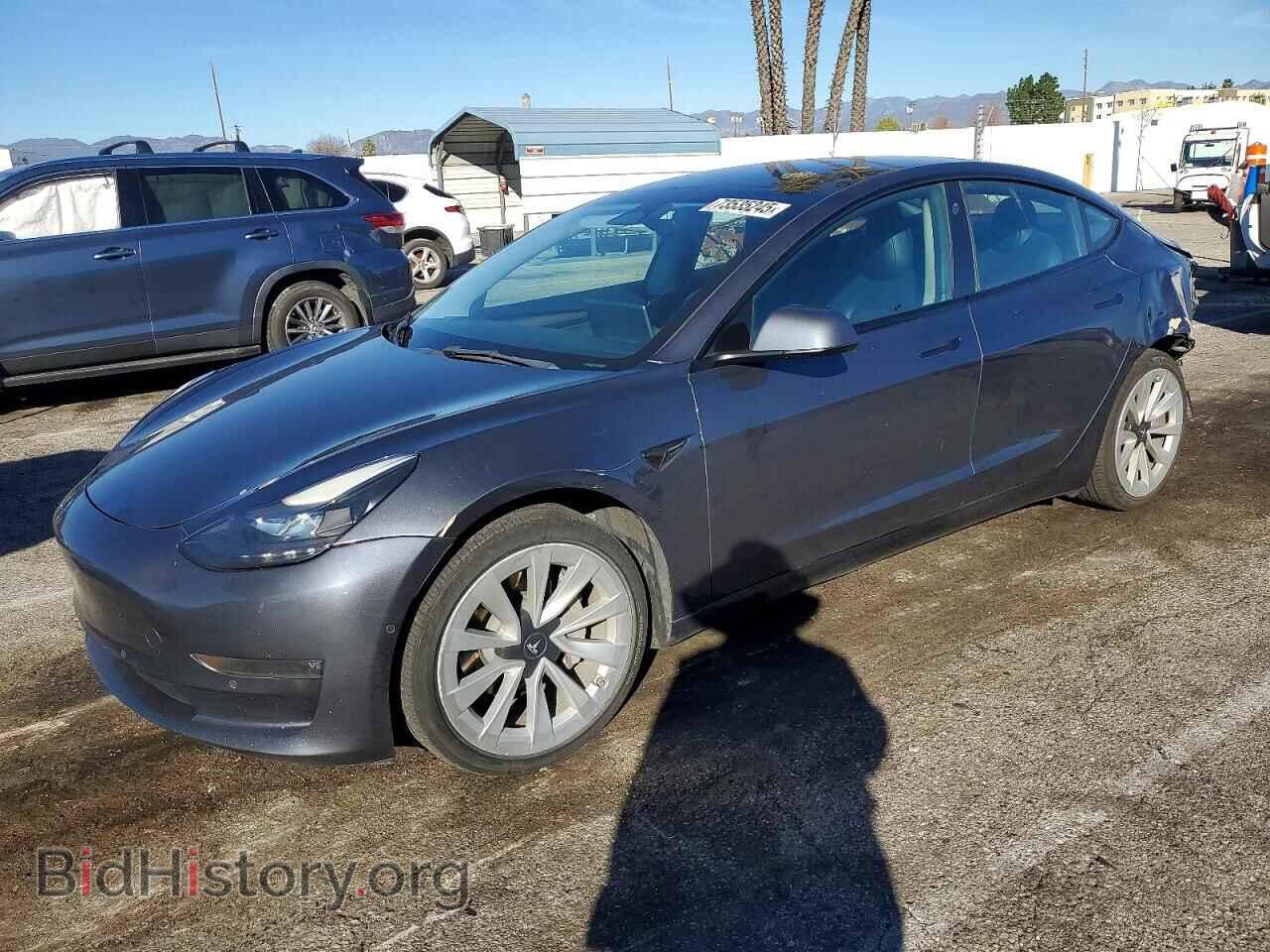 Photo 5YJ3E1EBXNF342126 - TESLA MODEL 3 2022