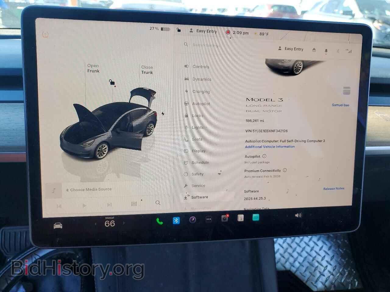 2022 TESLA MODEL 3 - VIN: 5YJ3E1EBXNF342126 - Фото 9